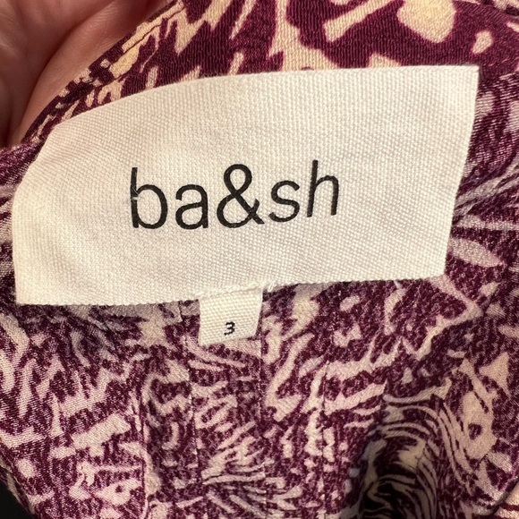 ba&sh Lio Blouse in Raisin sz Large - Picture 3 of 4